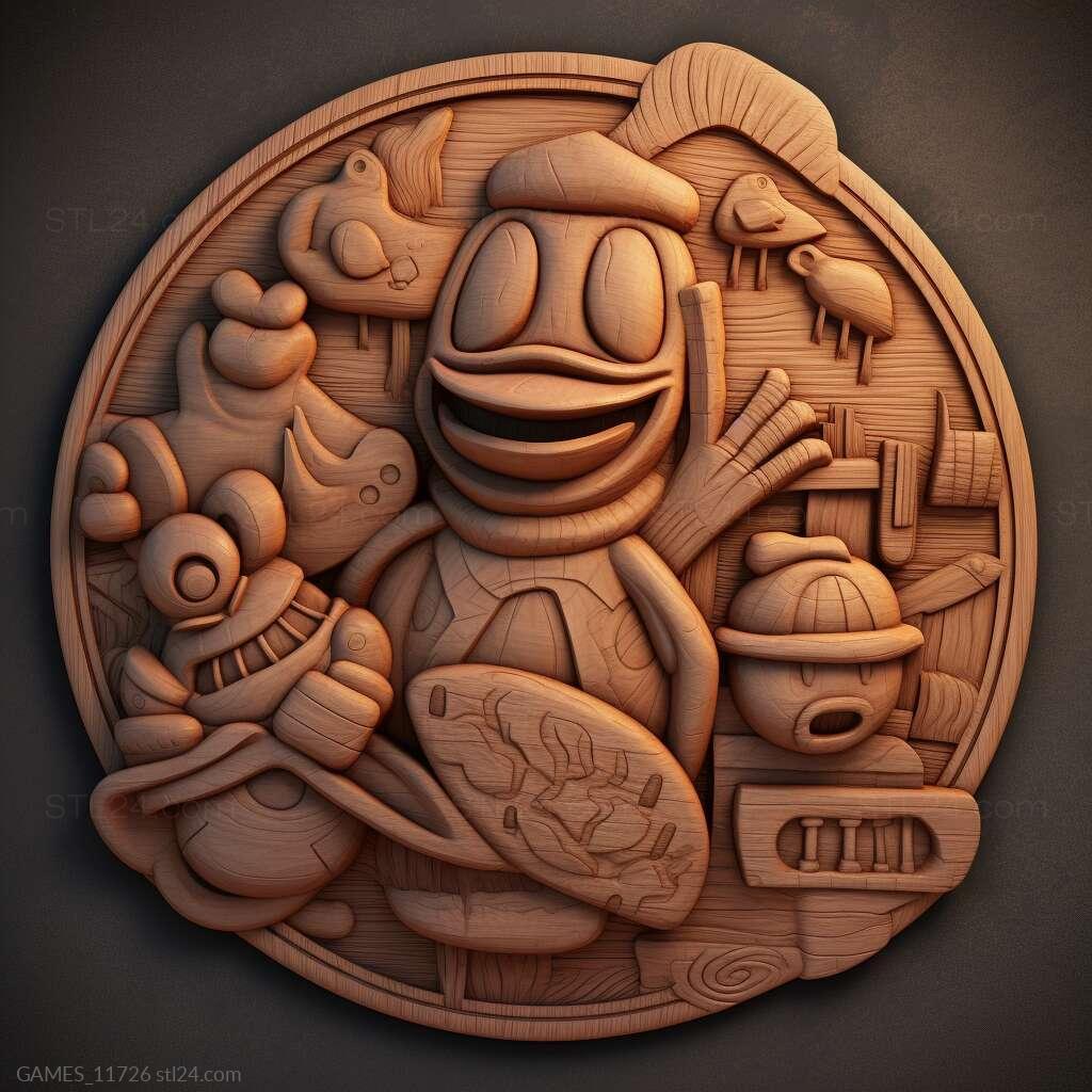 Club Penguin Printable Penguin 3D model 3D printable